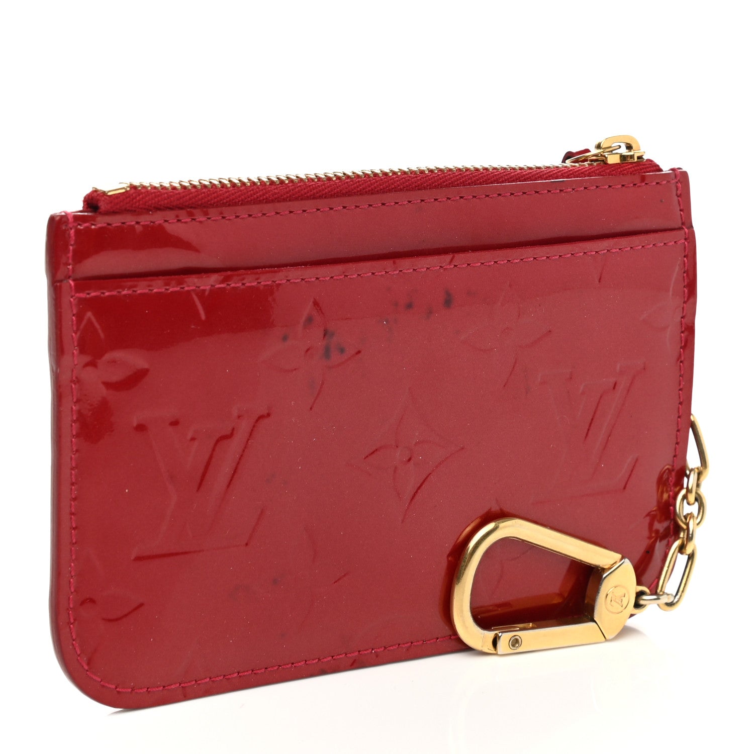 Louis Vuitton Vernis Key Pouch Rose Indien 3 of 10