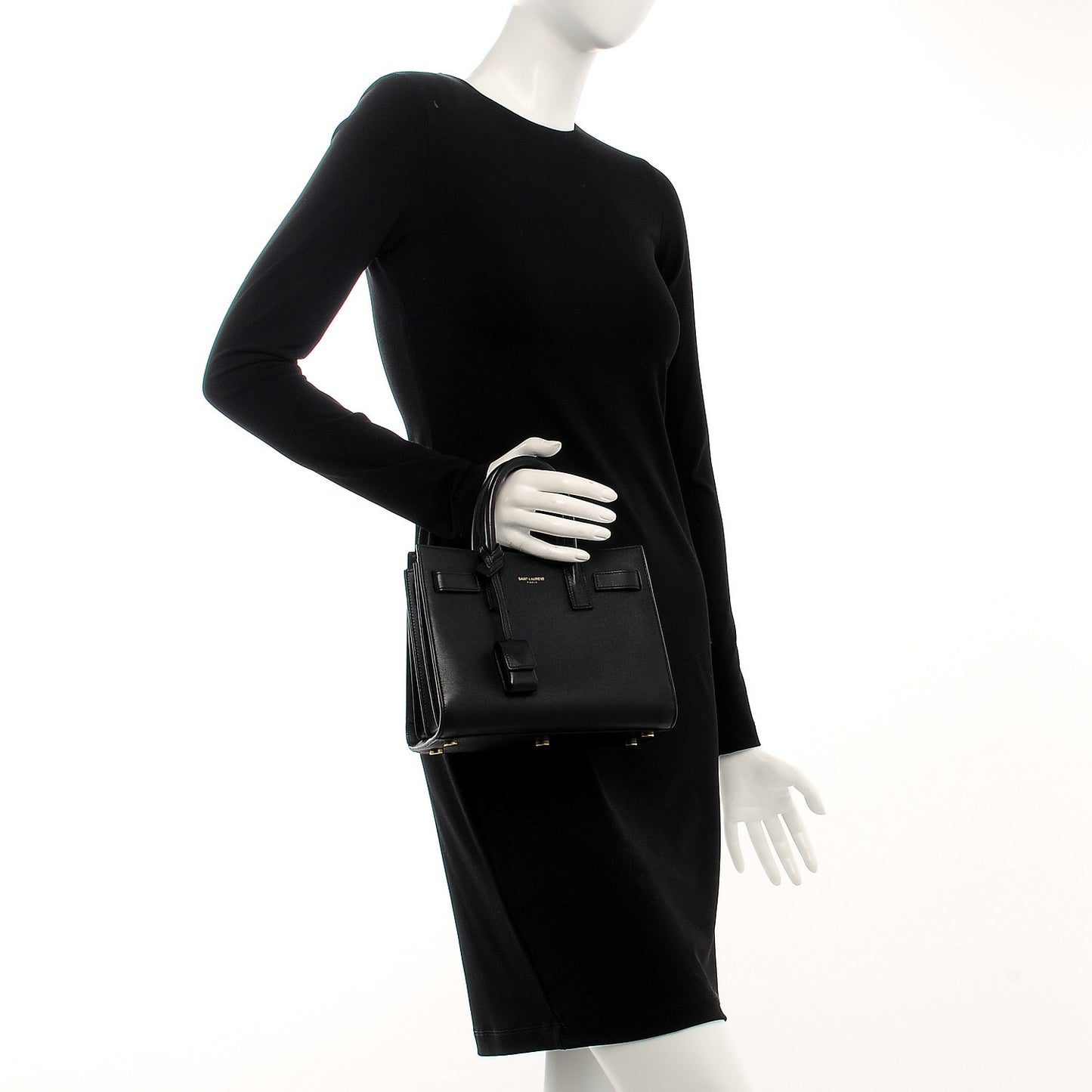 Calfskin Nano Sac de Jour Black