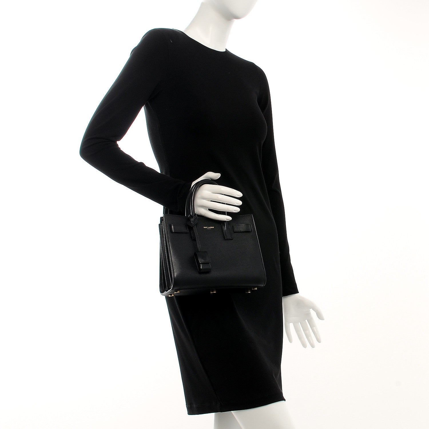 Saint Laurent Calfskin Nano Sac de Jour Black 3 of 7