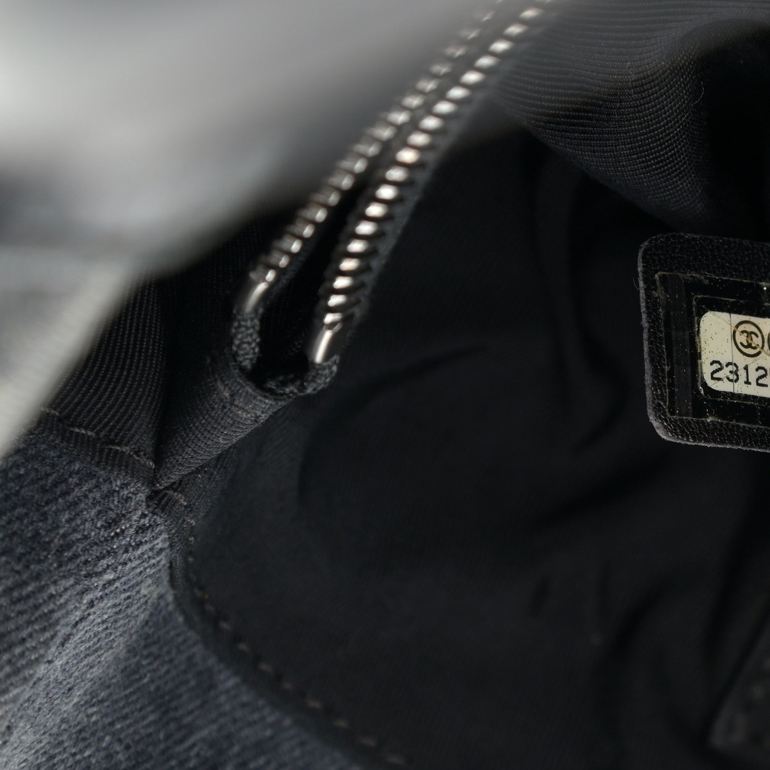 Chanel Denim CC Logo Tote Blue 7 of 10