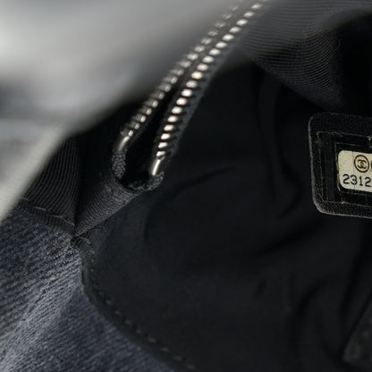 Chanel Denim CC Logo Tote Blue 7 of 10