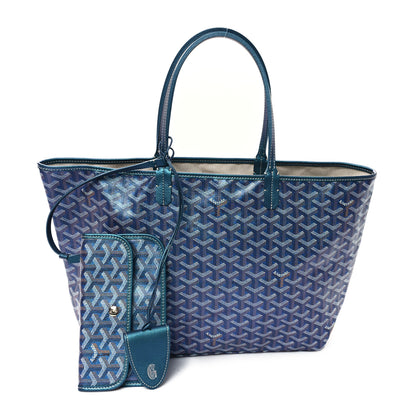 Goyard Iridescent Goyardine Saint Louis PM Pearly Blue 2 of 12