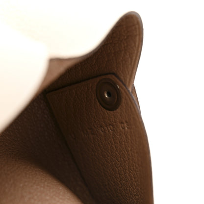 Hermes Chevre Mysore Verso Calvi Card Case Nata Quebracho 7 of 9