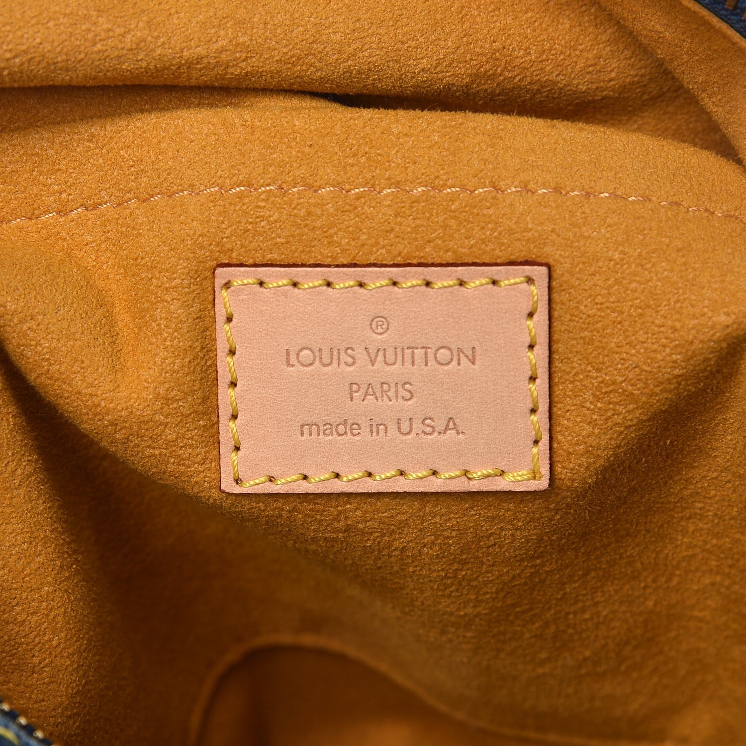 Louis Vuitton Denim Baggy GM Blue 6 of 6