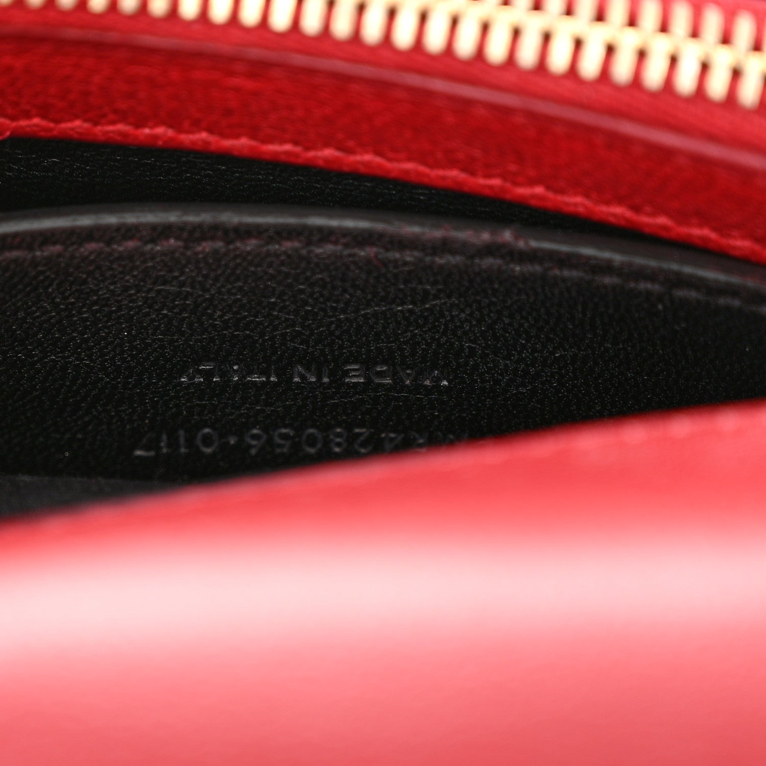 Saint Laurent Sheepskin Matelasse Chevron Monogram Medium College Bag Rouge 7 of 11