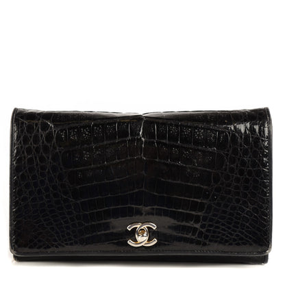 Chanel Alligator Medium Single Flap Black 1 of 9