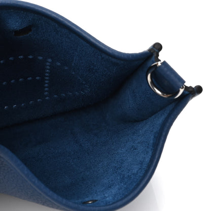 Hermes Taurillon Clemence Zigzag Evelyne TPM Deep Bleu Bleu Zellige Indigo Black 4 of 4
