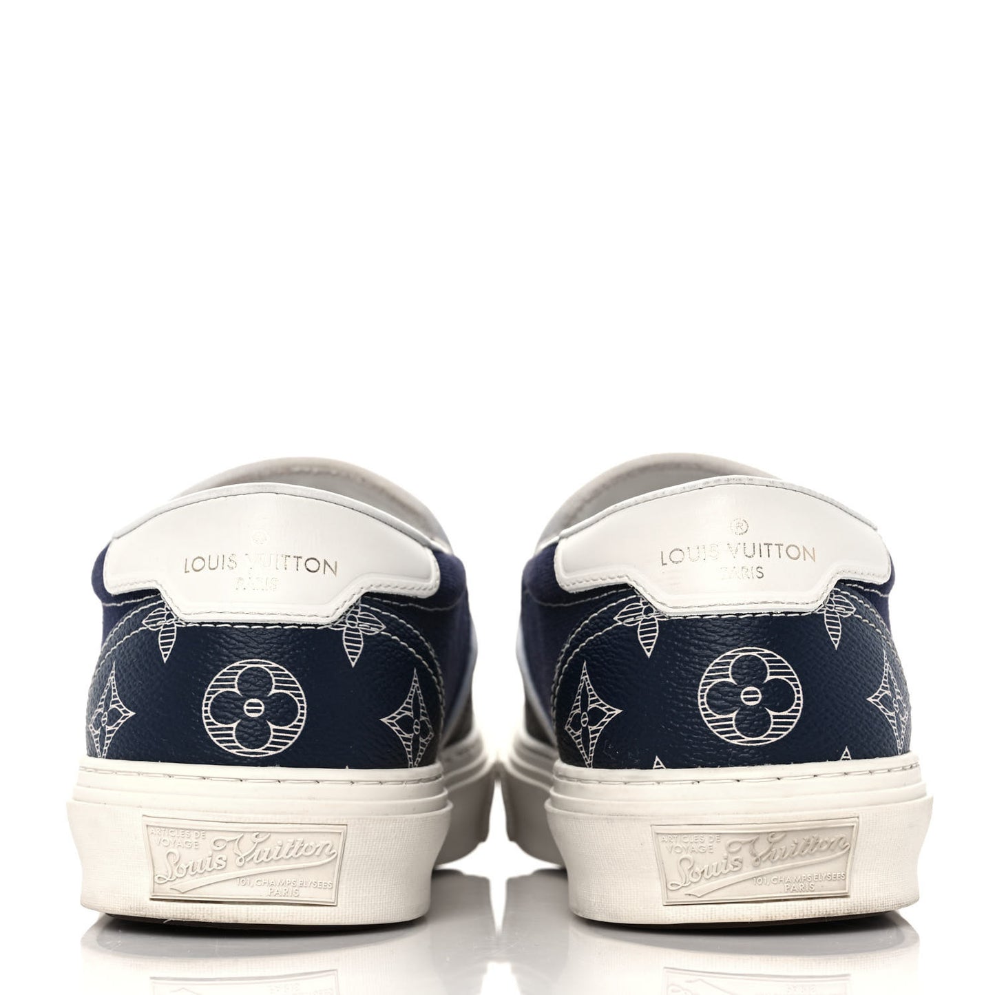 Savane Monogram Trocadero Slip On Sneakers 6 Encre