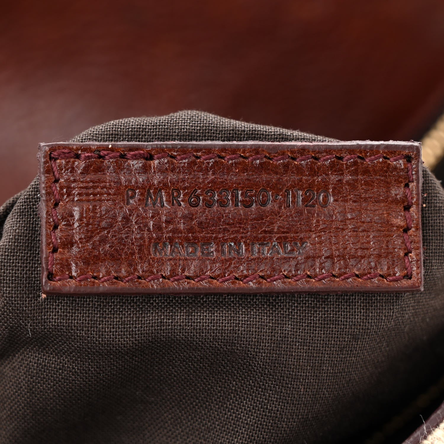 Saint Laurent Cotton Canvas Vintage Calfskin Monogram Medium Niki Chain Satchel Natural Chocolate 7 of 13