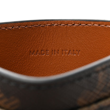 Celine Triomphe Canvas Triomphe Card Holder Tan 7 of 8