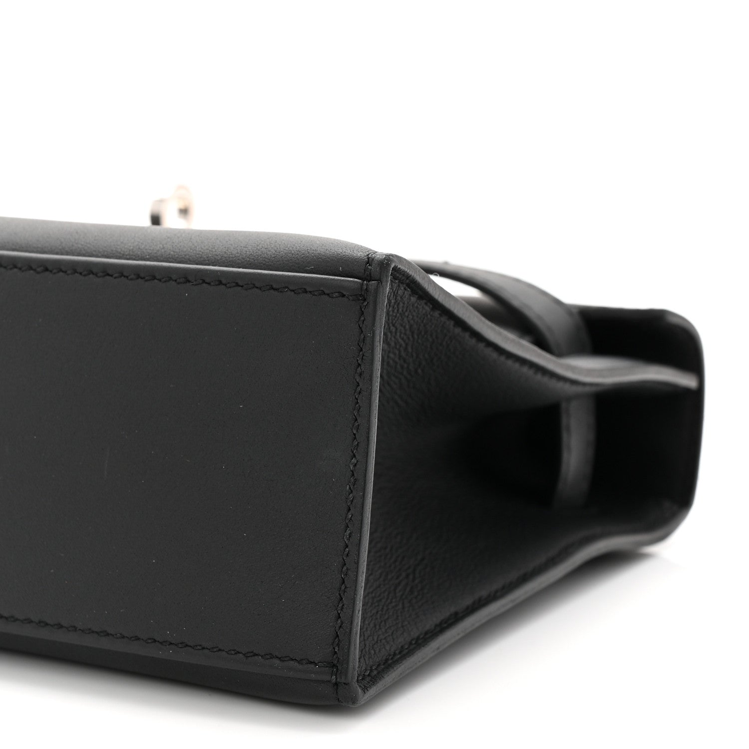 Hermes Swift Kelly Pochette Clutch Black 10 of 11