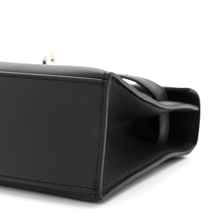 Hermes Swift Kelly Pochette Clutch Black 10 of 11