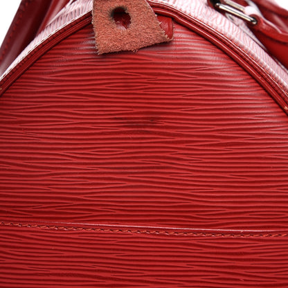 Louis Vuitton Epi Speedy 30 Rouge 16 of 18