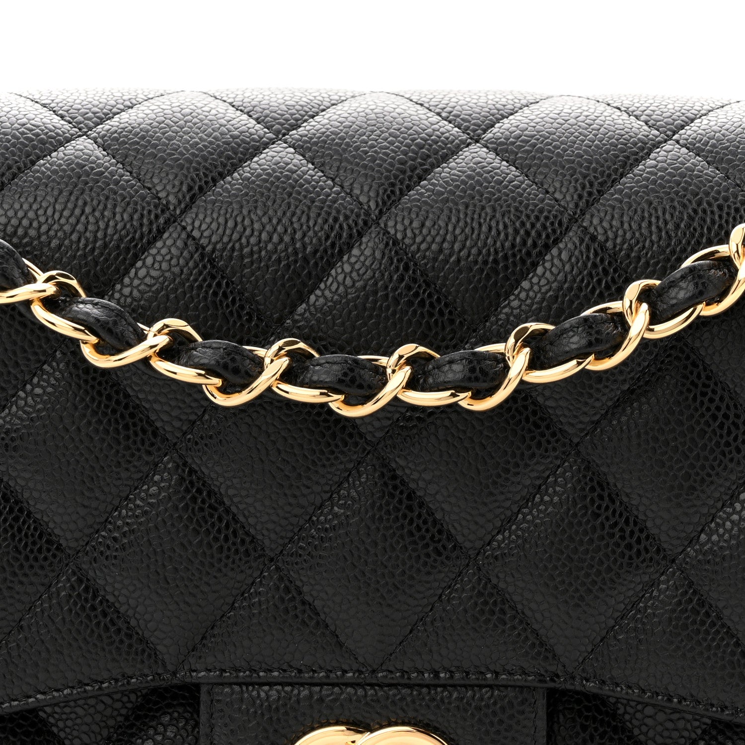 Chanel Caviar Quilted Jumbo Double Flap Black 8 of 11