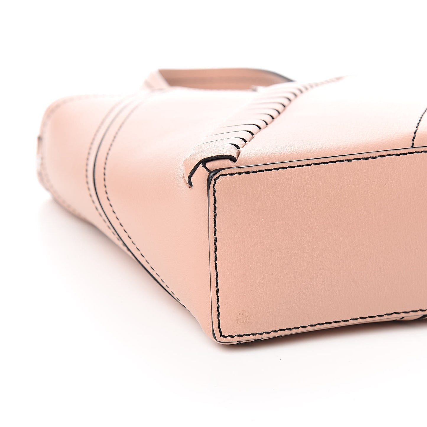 Mini Grain Small Hex Tote Deep Blush