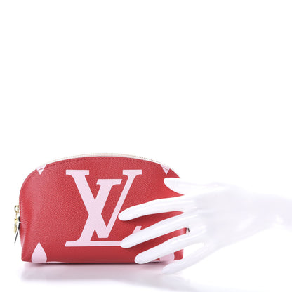 Louis Vuitton Monogram Giant Cosmetic Pouch Rouge 2 of 8