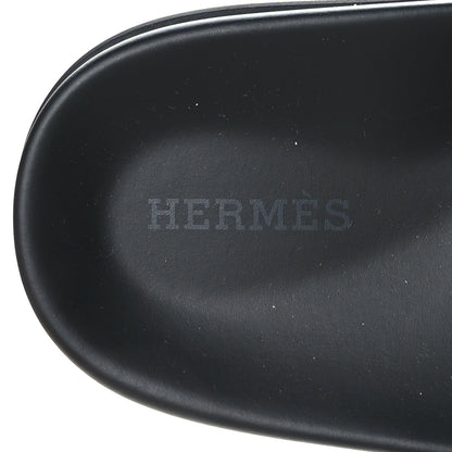 Hermes Suede Goatskin Womens Chypre Sandals 39.5 Rose Bois De Santal Rouge De Turin 8 of 9
