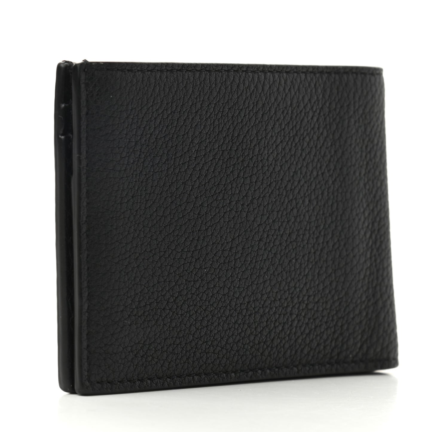 Cuoio Romano Monochrome Bi-Fold Wallet Black