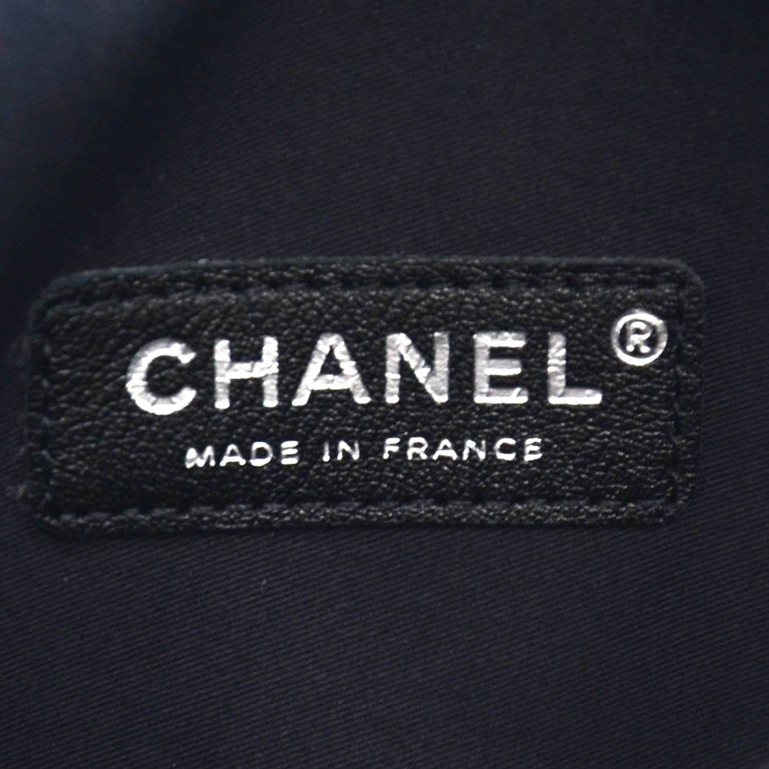 Chanel Lambskin Mineral Nights Wristlet Silver Black 8 of 11