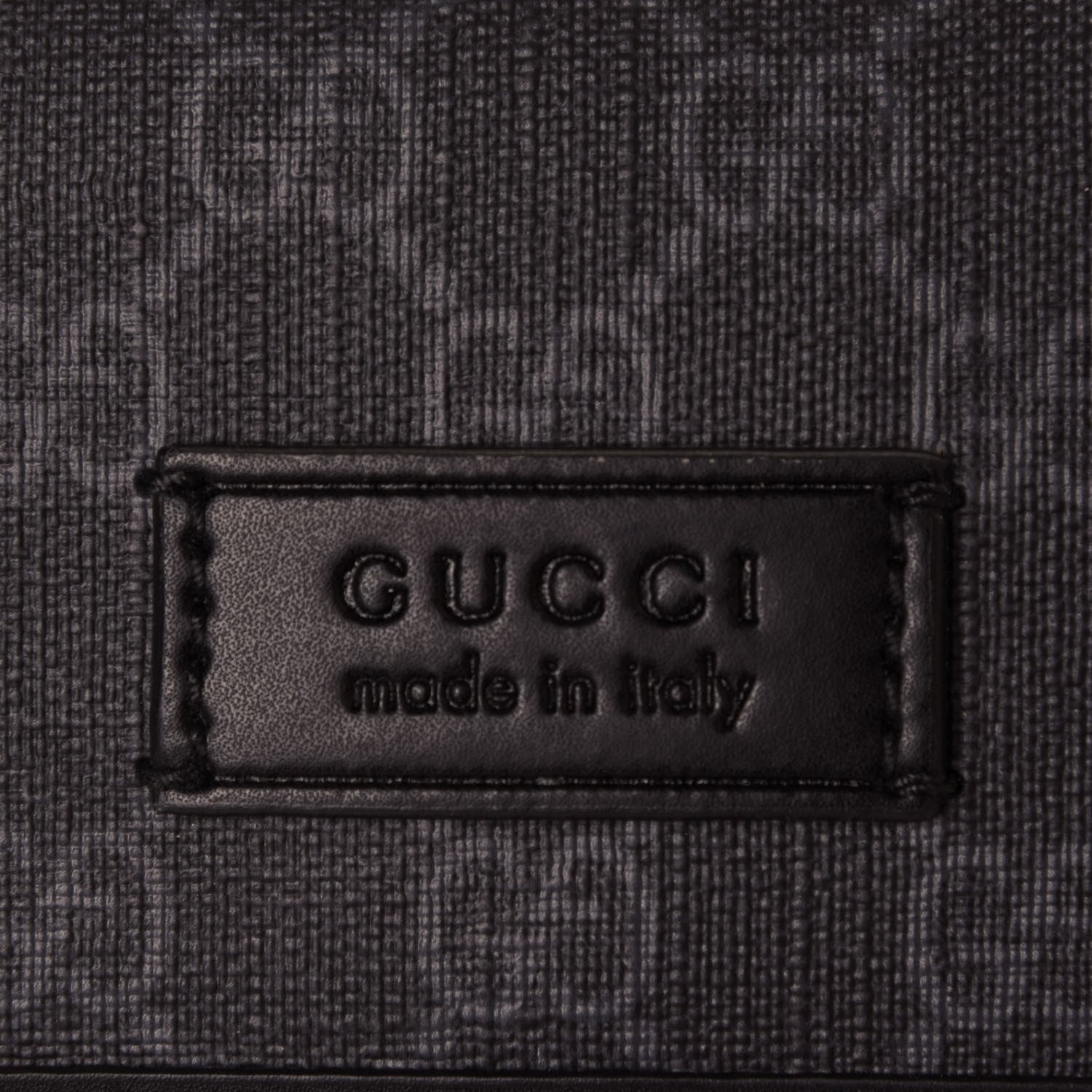 Gucci GG Supreme Monogram Web Slim Belt Bag Black Grey 6 of 12