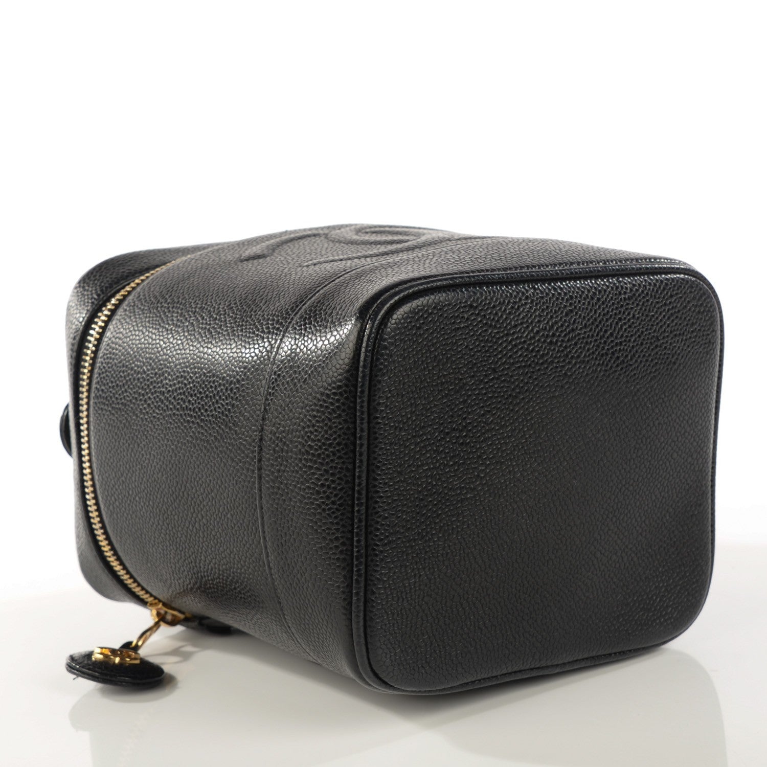 Chanel Caviar Vanity Cosmetic Case Black 4 of 10