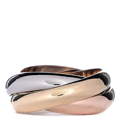 Cartier 18K Pink Yellow White Gold Classic Trinity Ring 50 5.25 3 of 6