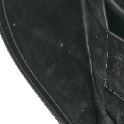 Saint Laurent Textured Patent Monogram Large Belle De Jour Clutch Black 13 of 17