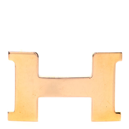 Hermes Polished 32mm Constance H Belt Buckle Gold 1 of 4