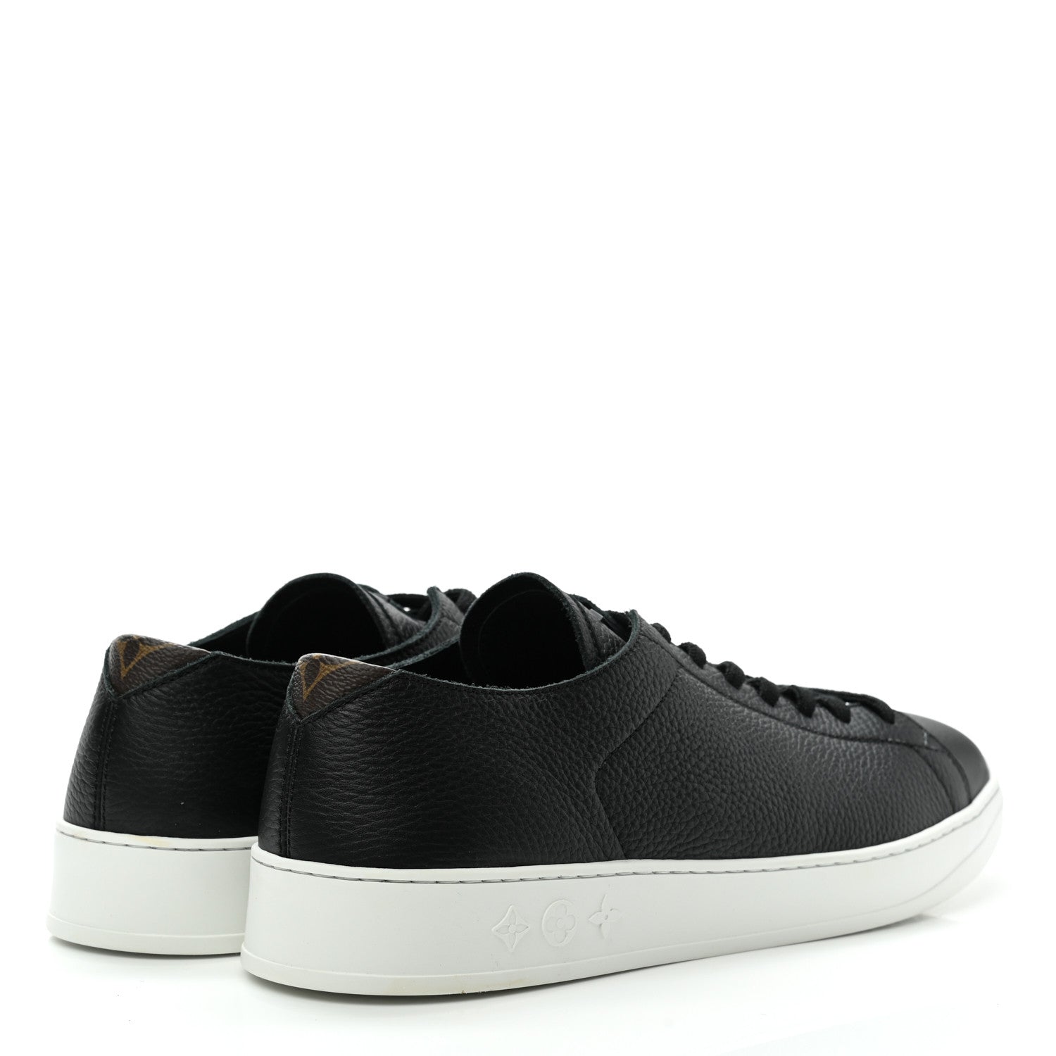 Louis Vuitton Mens Calfskin Resort Sneakers 11 Black 4 of 10