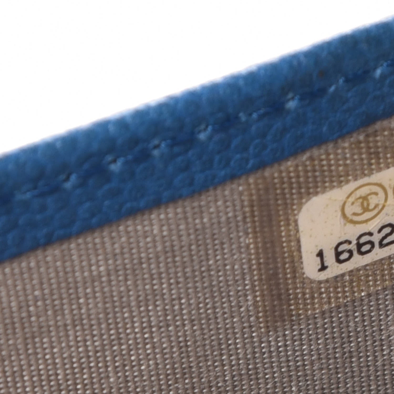 Chanel Caviar Sevruga French Wallet Blue 7 of 21