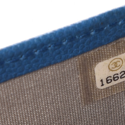 Chanel Caviar Sevruga French Wallet Blue 7 of 21