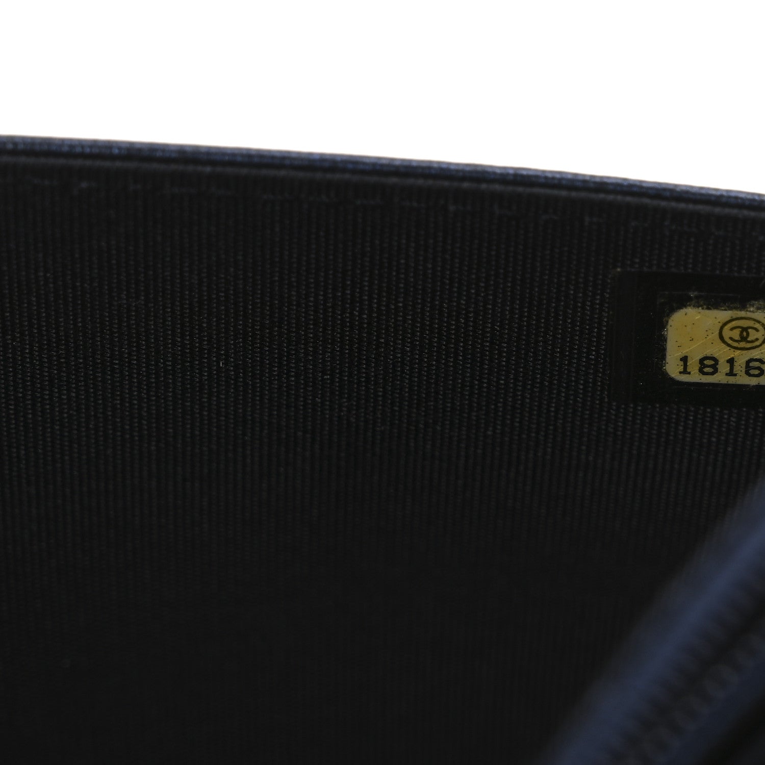 Chanel Calfskin Double Stitch Boy Wallet On Chain WOC Navy 8 of 11