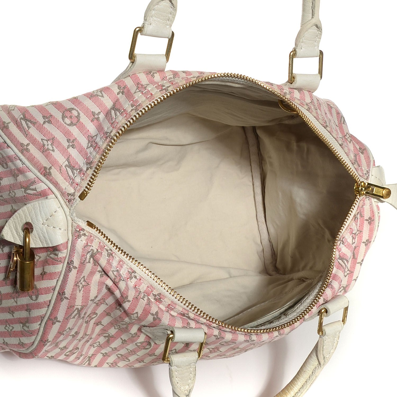 Louis Vuitton Mini Lin Croisette Speedy 30 Rouge 5 of 8