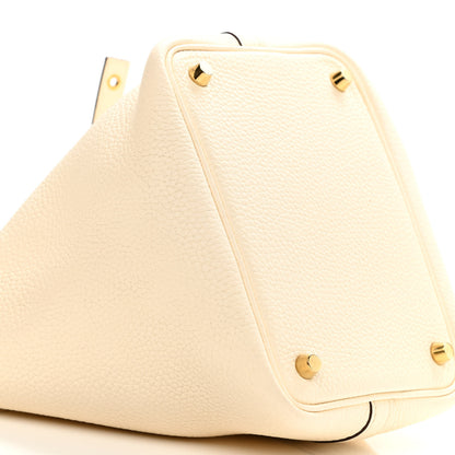 Hermes Taurillon Clemence Picotin Lock 18 PM Nata 17 of 31