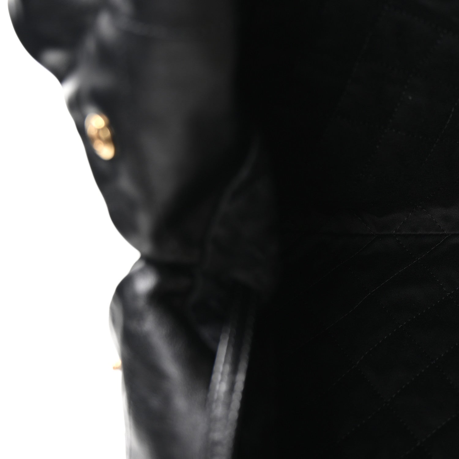 Chanel Shiny Calfskin Quilted Chanel 22 Black 6 of 12