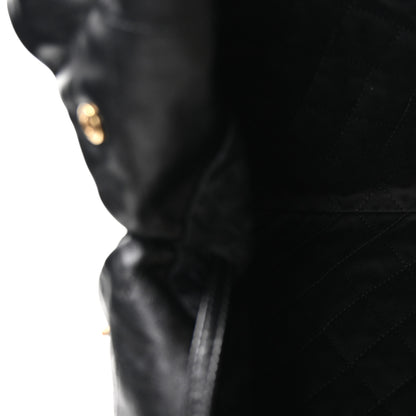 Chanel Shiny Calfskin Quilted Chanel 22 Black 6 of 12
