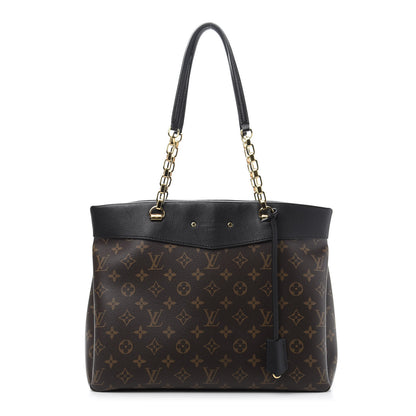 Louis Vuitton Monogram Pallas Shopper Black 1 of 10