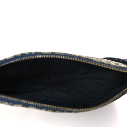 Christian Dior Monogram Mini Saddle Pochette Navy 5 of 10