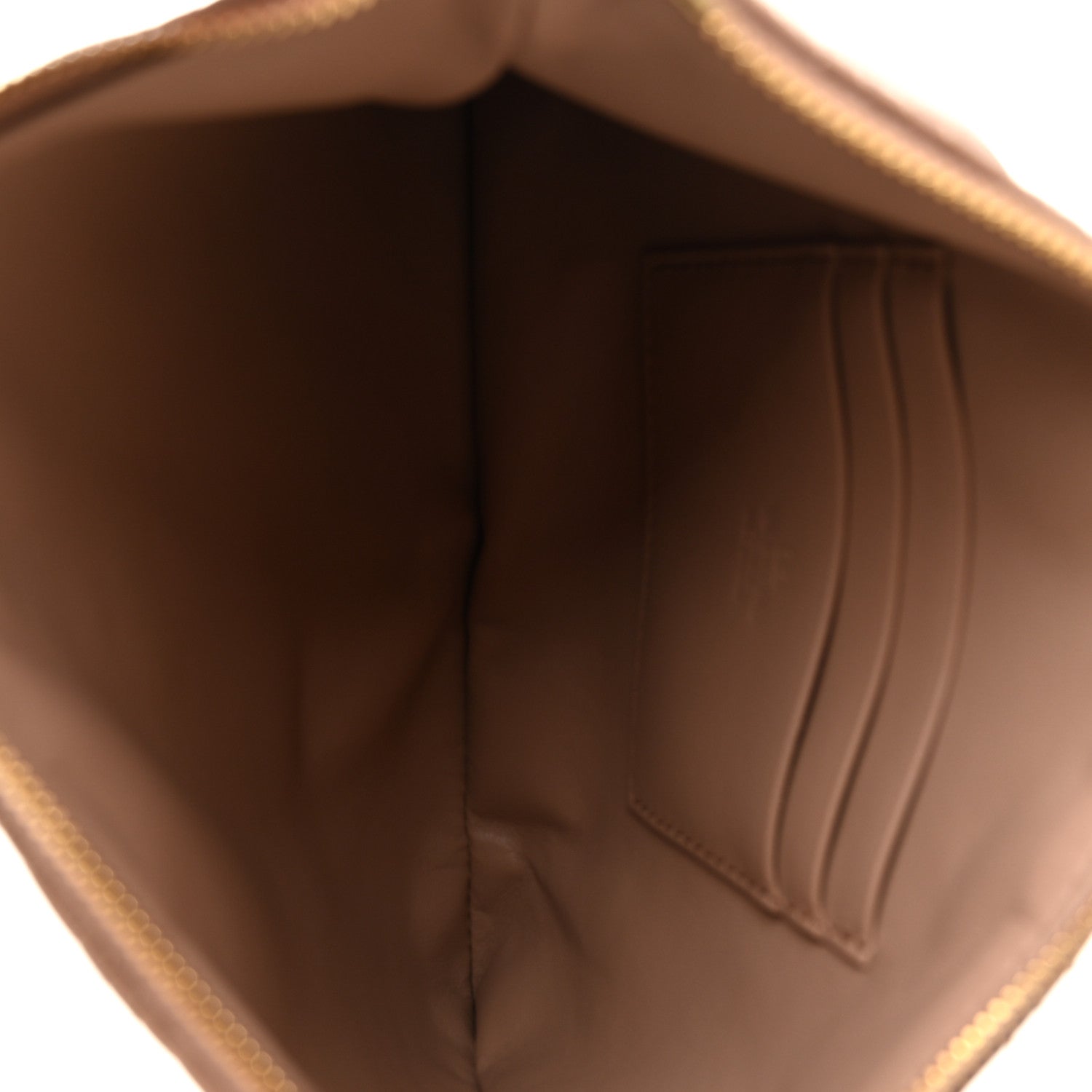 Valentino Garavani Nappa Quiltie 67 Zip Pouch Poudre 5 of 6