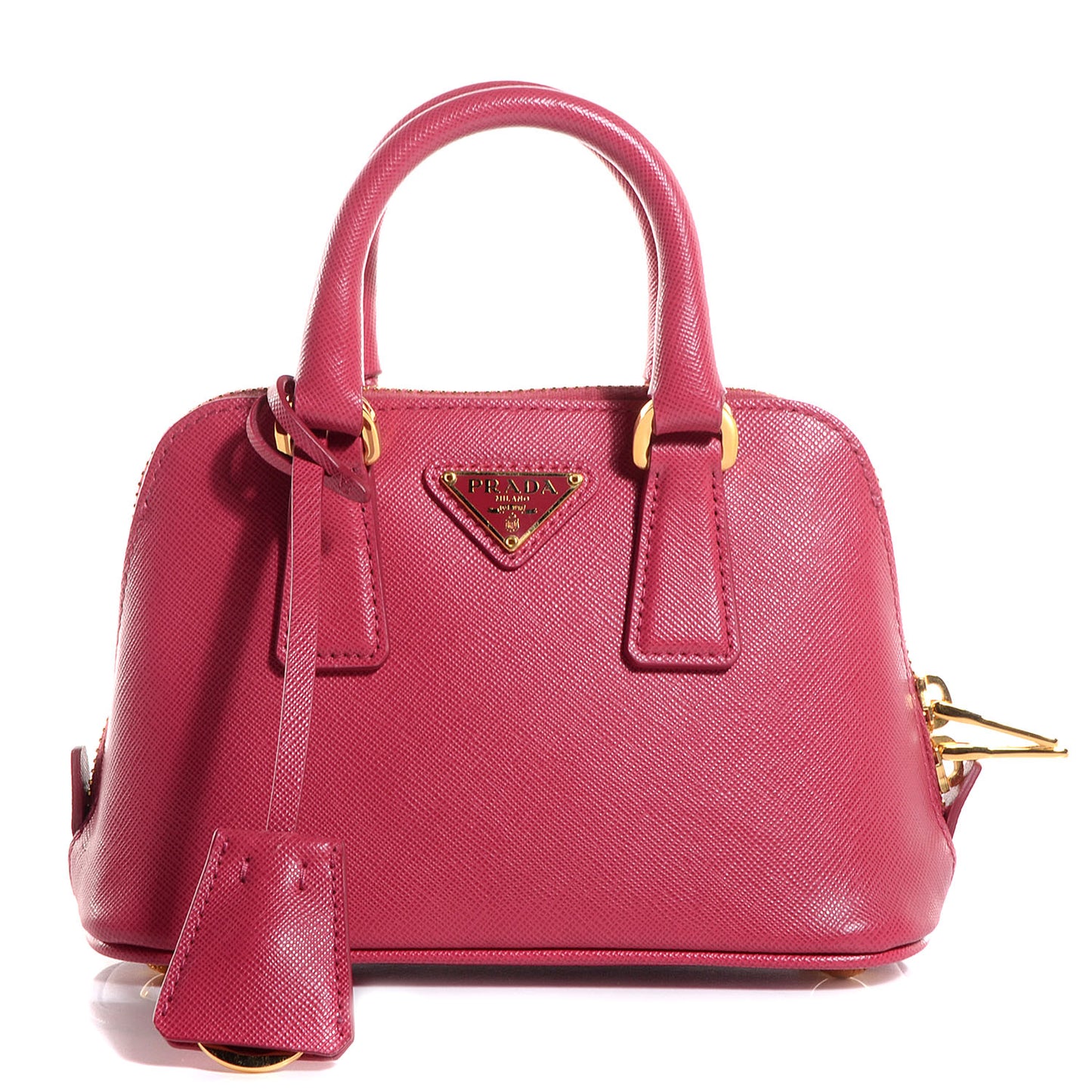 Saffiano Lux Mini Promenade Tote Peonia