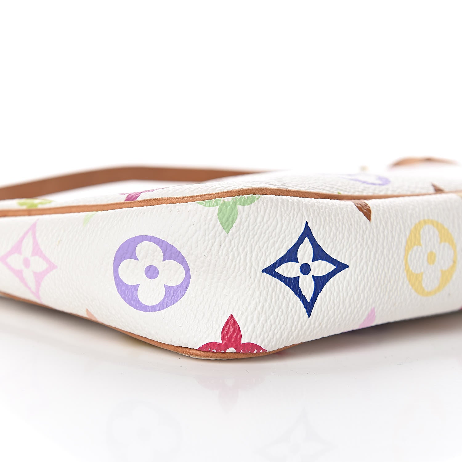 Louis Vuitton Monogram Multicolor Pochette Accessories White 12 of 14