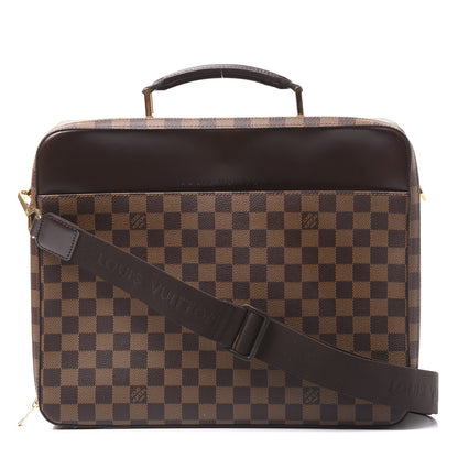 Louis Vuitton Damier Ebene Porte Ordinateur Sabana Computer Case 1 of 8