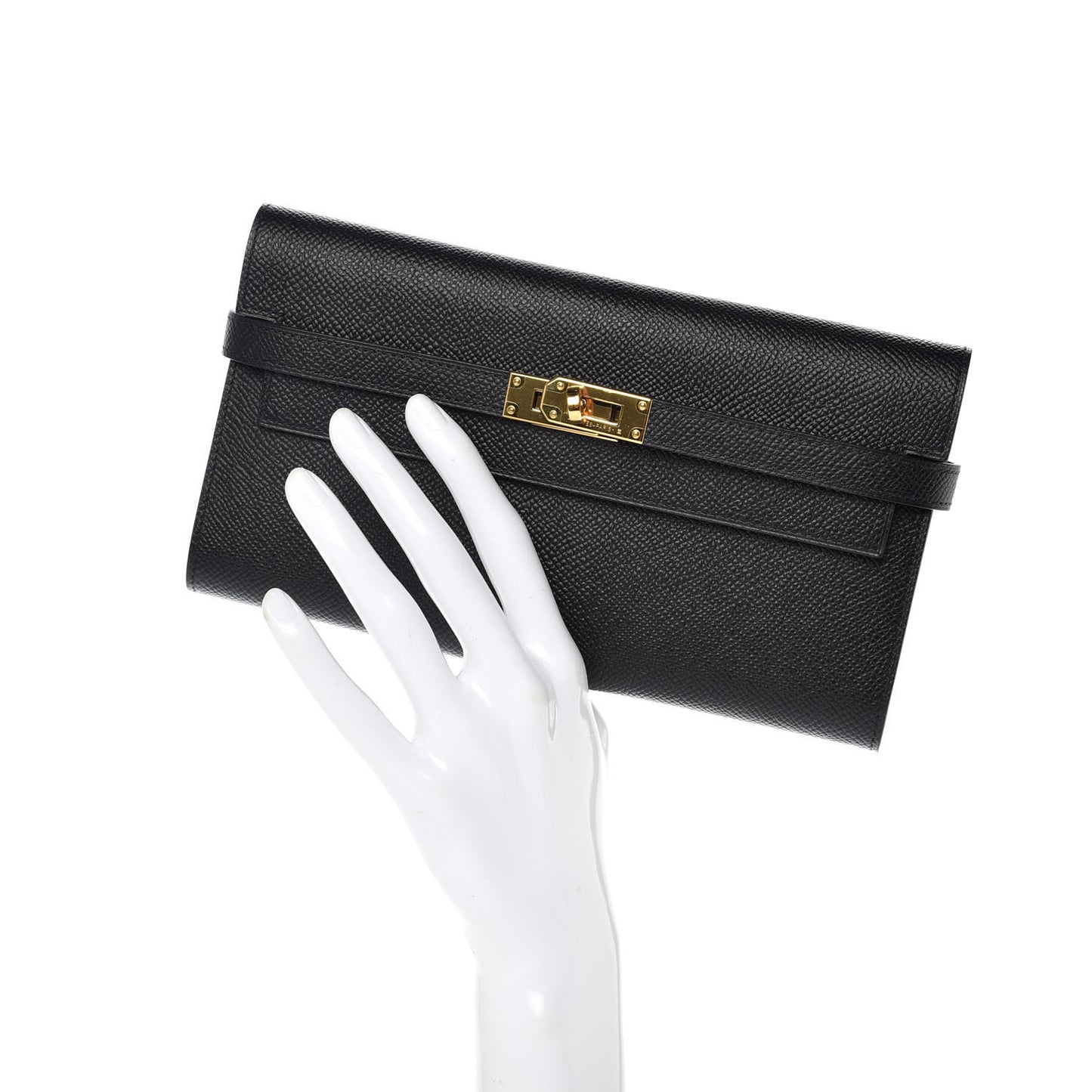 Epsom Kelly Longue Wallet Black