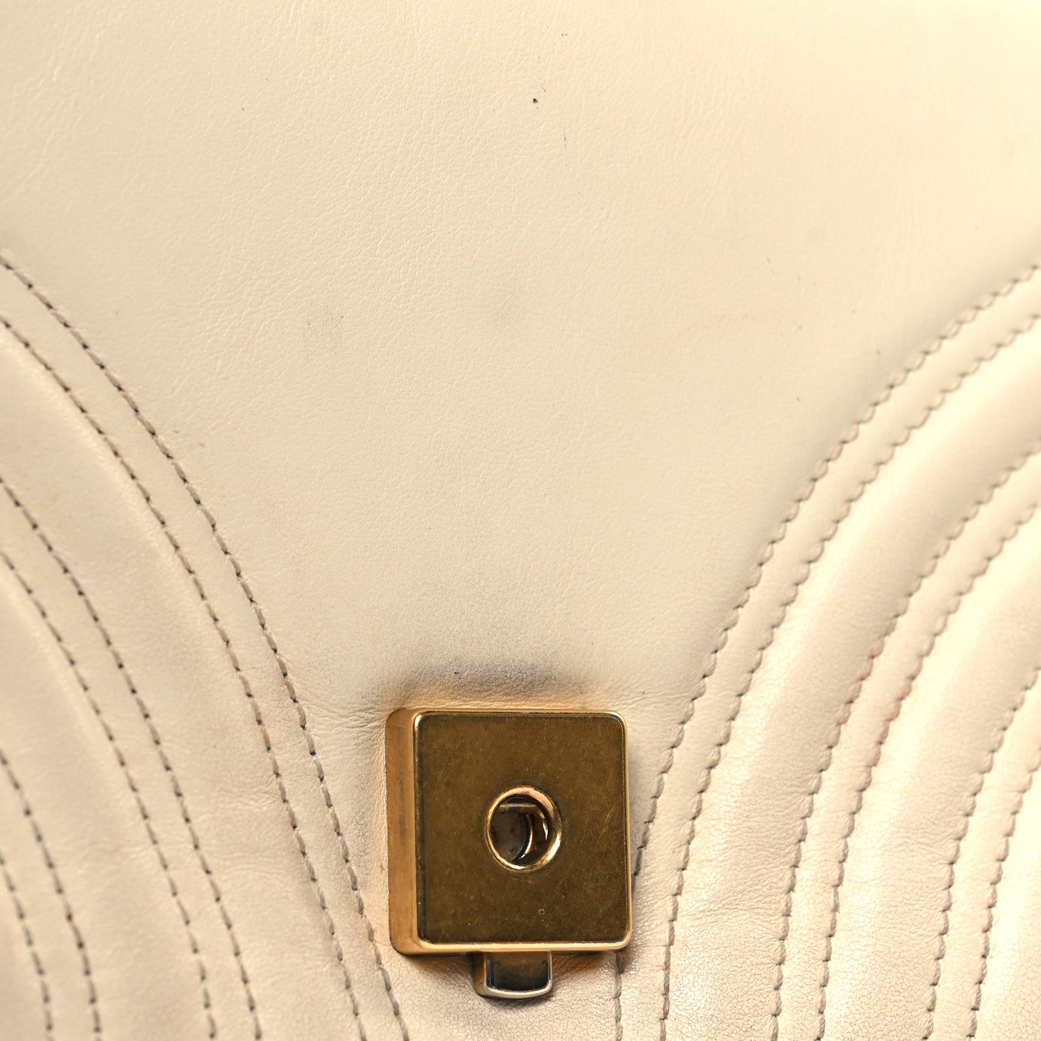 Gucci Calfskin Matelasse Small GG Marmont Shoulder Bag White 13 of 16