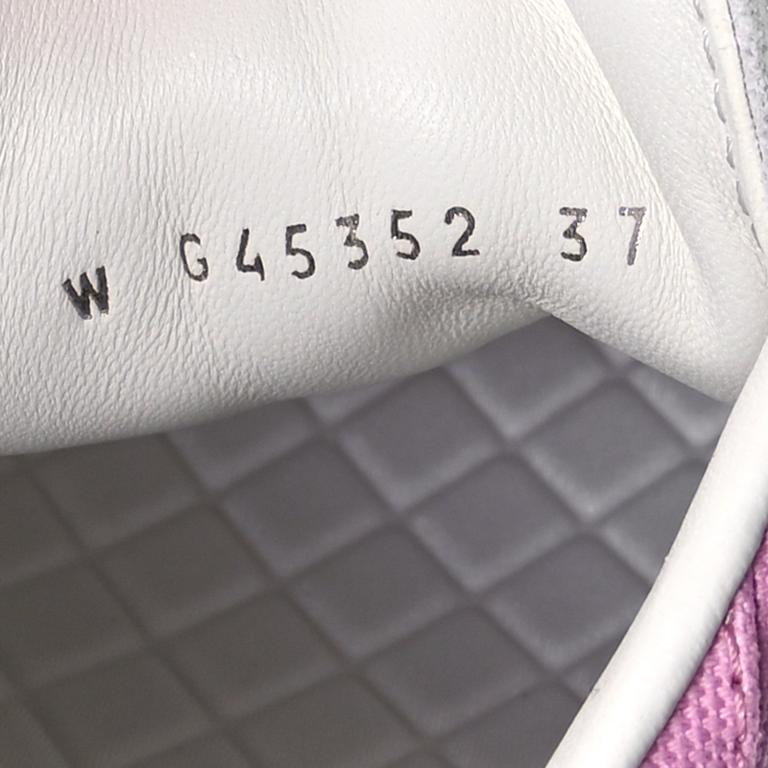 Chanel Cotton Sneakers 37 Pink White 8 of 9