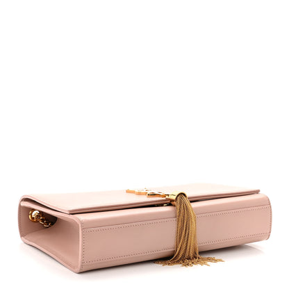 Saint Laurent Grain De Poudre Medium Classic Monogram Kate Tassel Satchel Pale Blush 3 of 8