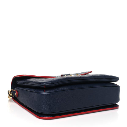 Louis Vuitton Empreinte Pochette Metis Marine Rouge 4 of 10