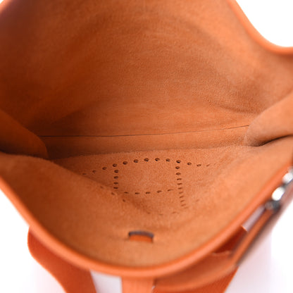 Hermes Taurillon Clemence Evelyne III PM Orange 4 of 11