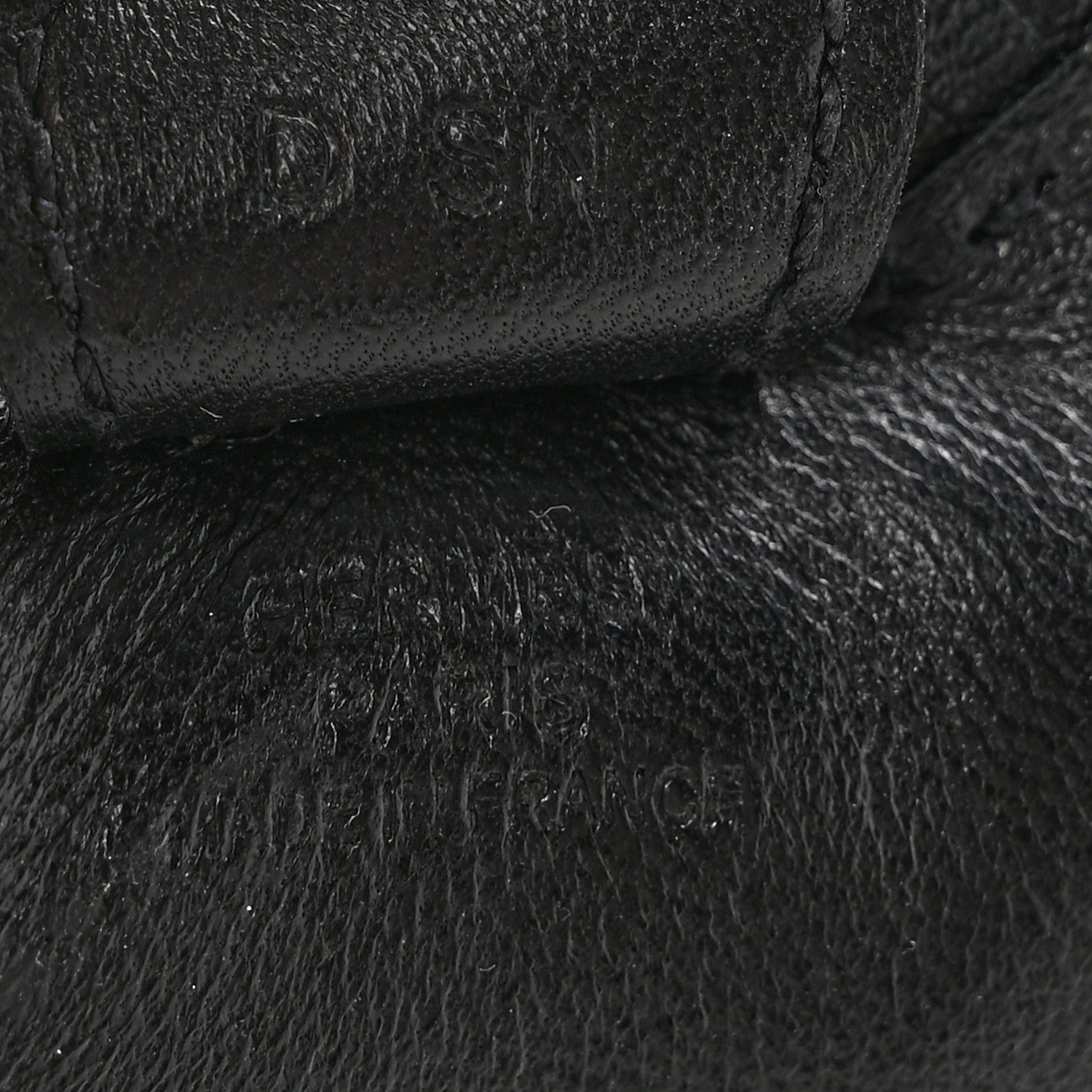 Hermes Milo Lambskin Grigri Rodeo Horse Bag Charm PM So Black 3 of 4