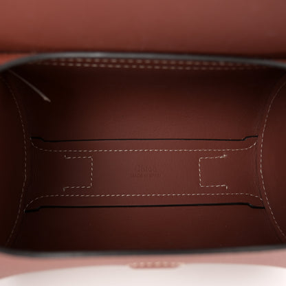 Chloe Small Grain Smooth Calfskin Mini Darryl Crossbody Sepia Brown 5 of 10